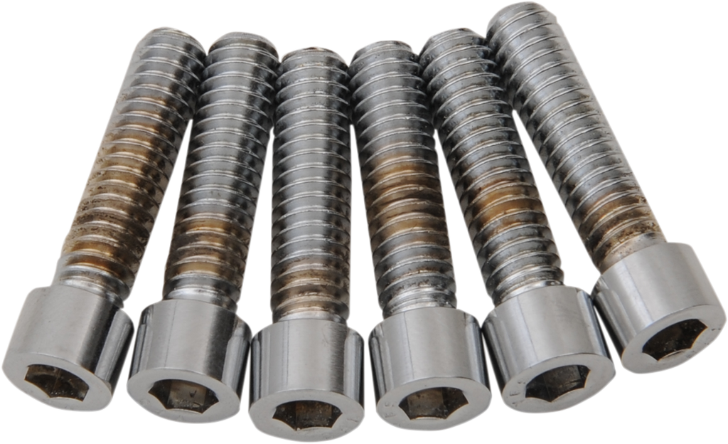 DRAG SPECIALTIES Bolt Kit - Transmission Top - Chrome - Smooth - M8 MK786S