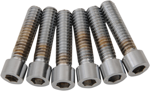 DRAG SPECIALTIES Bolt Kit - Transmission Top - Chrome - Smooth - M8 MK786S