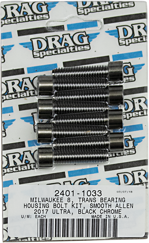 DRAG SPECIALTIES Bolt Kit - Transmission Bearing - Smooth - M8 MK783SBK