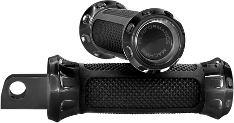 PERFORMANCE MACHINE (PM) Over Drive Footpeg - Black 0035-1158-B