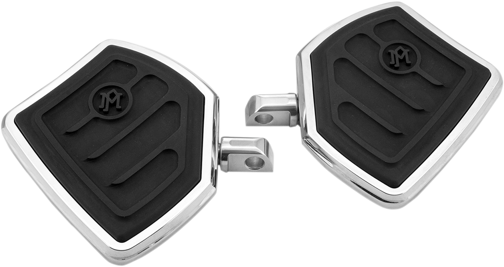 PERFORMANCE MACHINE (PM) Passenger Floorboards - Contoured - Chrome 0036-1016-CH