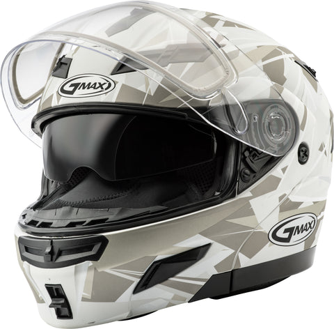 Gm 54s Modular Scribe Snow Helmet Matte White/Grey Xl