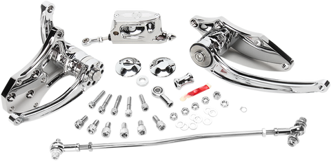PERFORMANCE MACHINE (PM) Forward Control - +2 - Chrome 0035-0110-CH