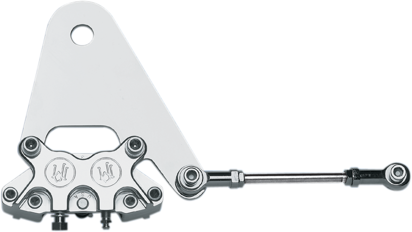 PERFORMANCE MACHINE (PM) 4-Piston Brake Caliper - Rear - Chrome 1272-0052-1-CH