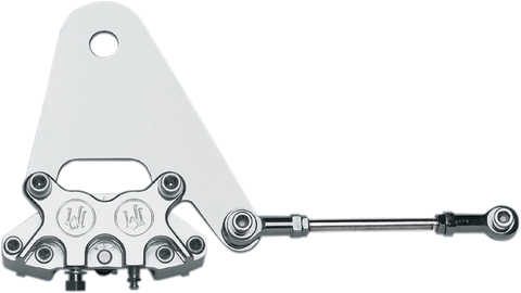 PERFORMANCE MACHINE (PM) 4-Piston Brake Caliper - Rear - Chrome 1272-0052-1-CH