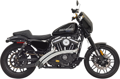 BASSANI XHAUST Radial Sweepers Exhaust System - Chrome 1X3FC