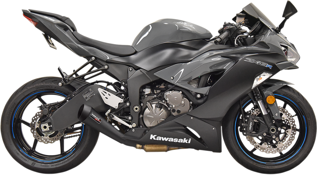BASSANI XHAUST ZX-6R Slip-On - Black 5Z627B