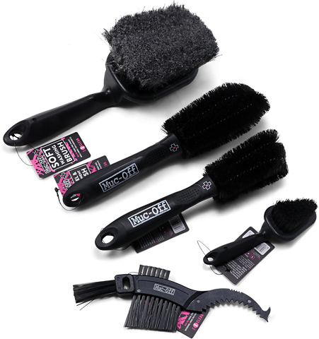MUC-OFF Premium Brush Kit - 5-Brush Set 206