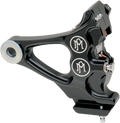 PERFORMANCE MACHINE (PM) 4-Piston Caliper - Rear - Contrast Cut* - 84-99 Softail 1274-0076-BM