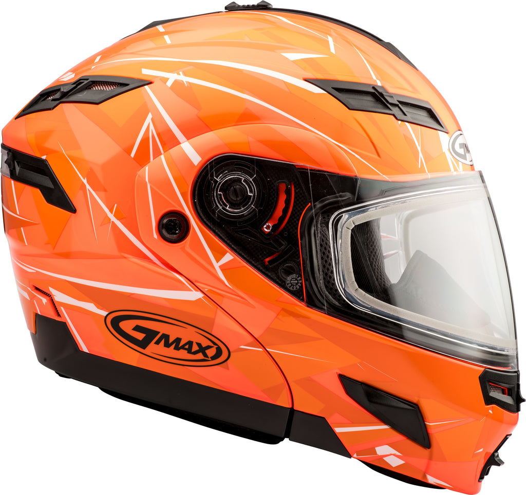 Gm 54s Modular Scribe Snow Helmet Hi Vis Orange 2x
