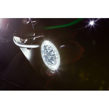 CIRO LED Lighted Fang® Front Signal Light Inserts Black - Smoke