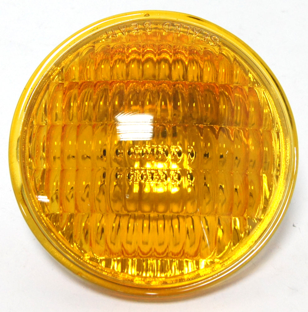 4 1/2" Amber Sealed Beam Fluted