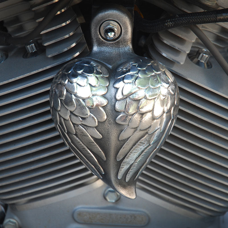 Harley Horn Covers Winged Heart