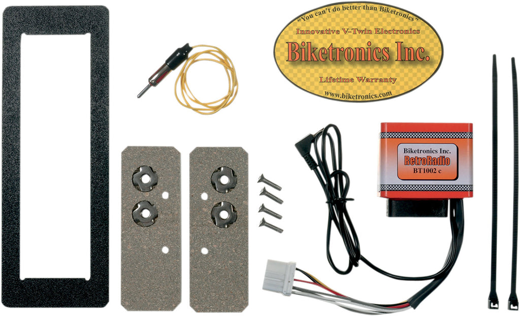 Biketronics BT1002 Retro Radio Kit 98-13 FLHT