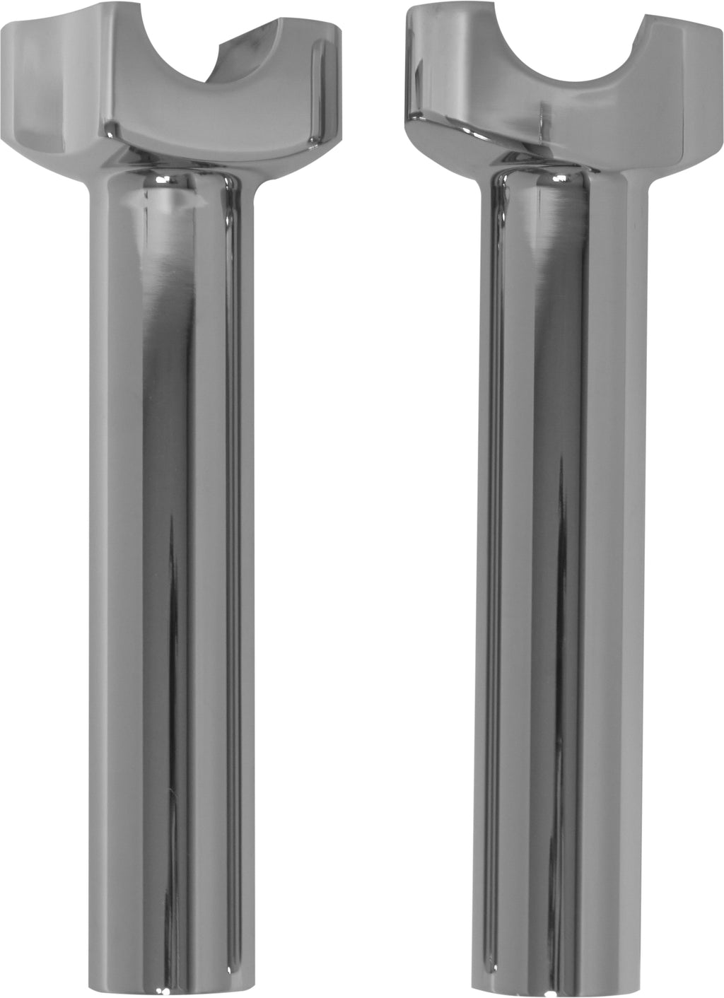 H Bar Risers 6 1/2" Straight Chrome