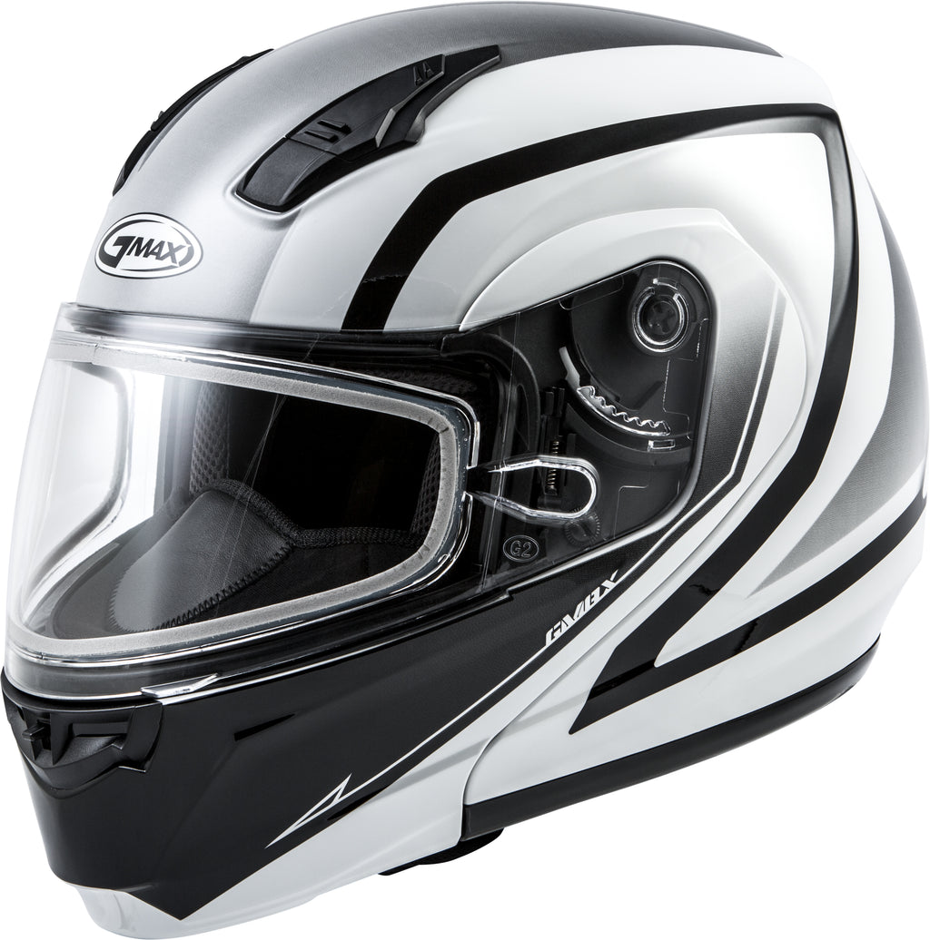 Md 04s Modular Docket Snow Helmet White/Black Sm
