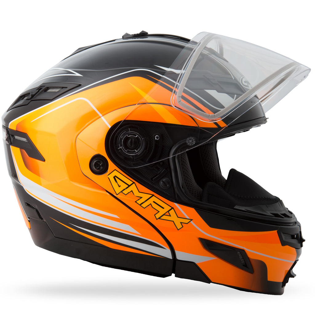 Gm 54s Modular Terrain Snow Helmet Black/Hi Vis Orange Xl