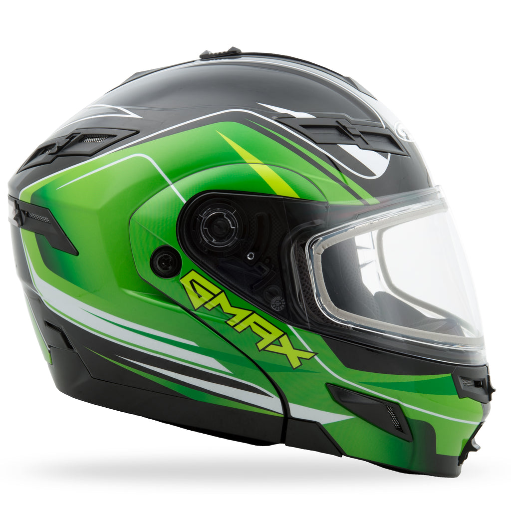 Gm 54s Modular Terrain Snow Helmet Black/Green Xs