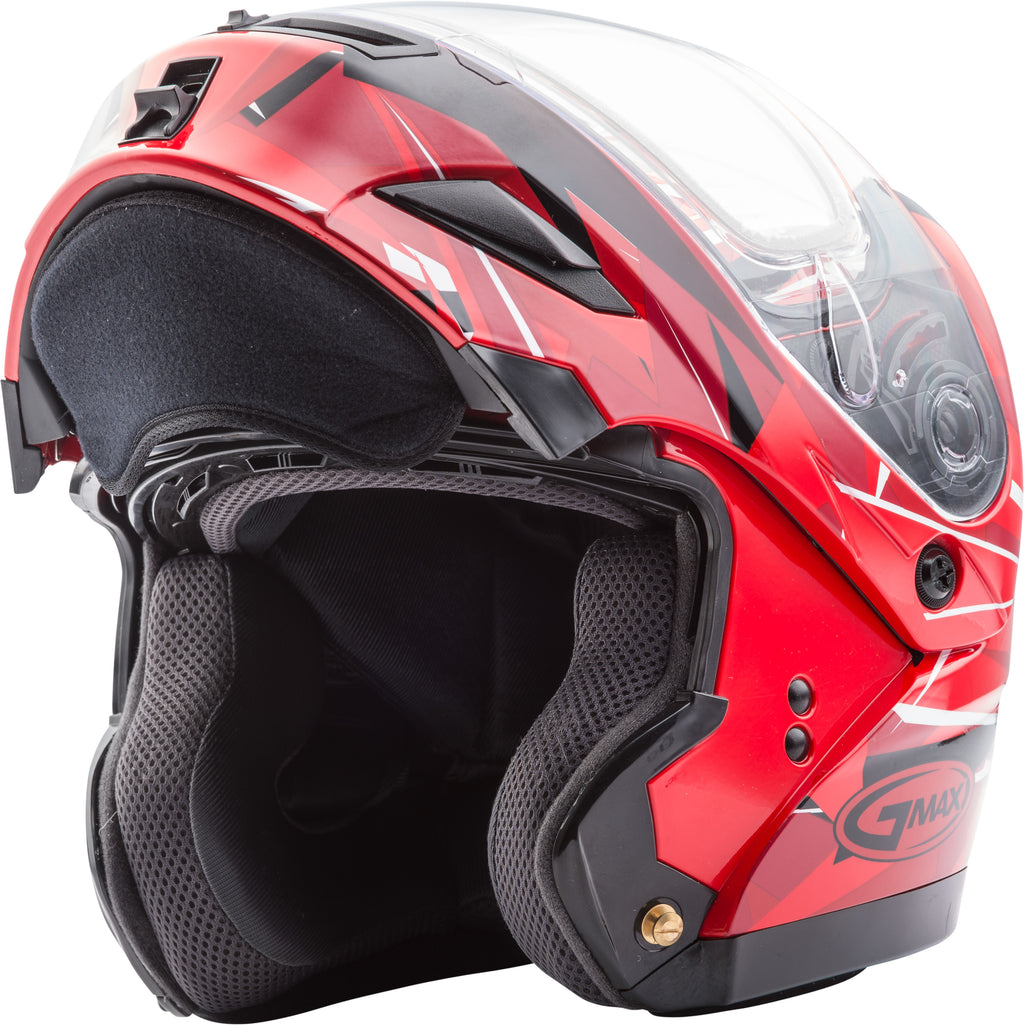 Gm 54s Modular Scribe Snow Helmet Red/Maroon Md