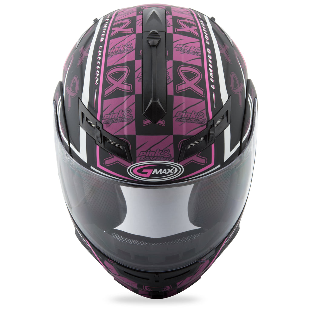 Gm 54s Modular Helmet Matte Black/Pink Ribbon S