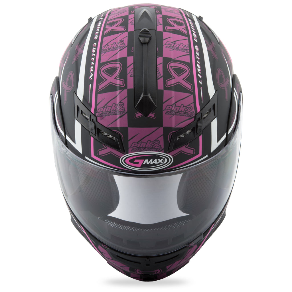 Gm 54s Modular Helmet Matte Black/Pink Ribbon Xs