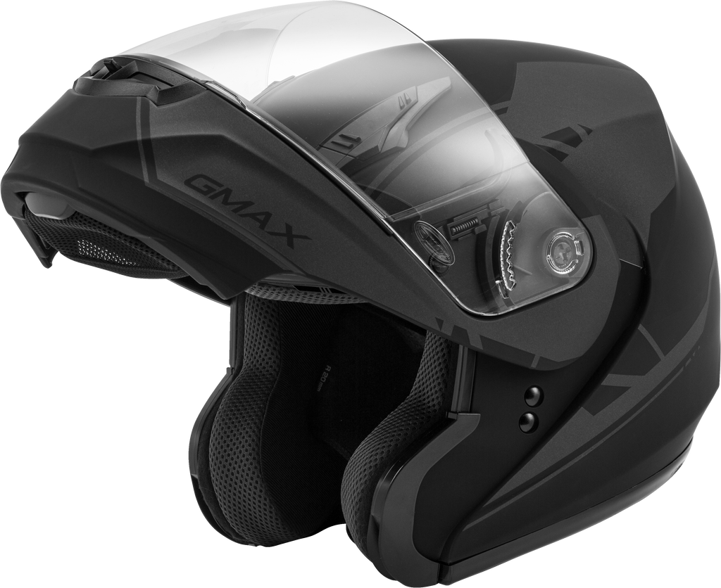 Md 04 Modular Article Helmet Matte Black/Grey 3x