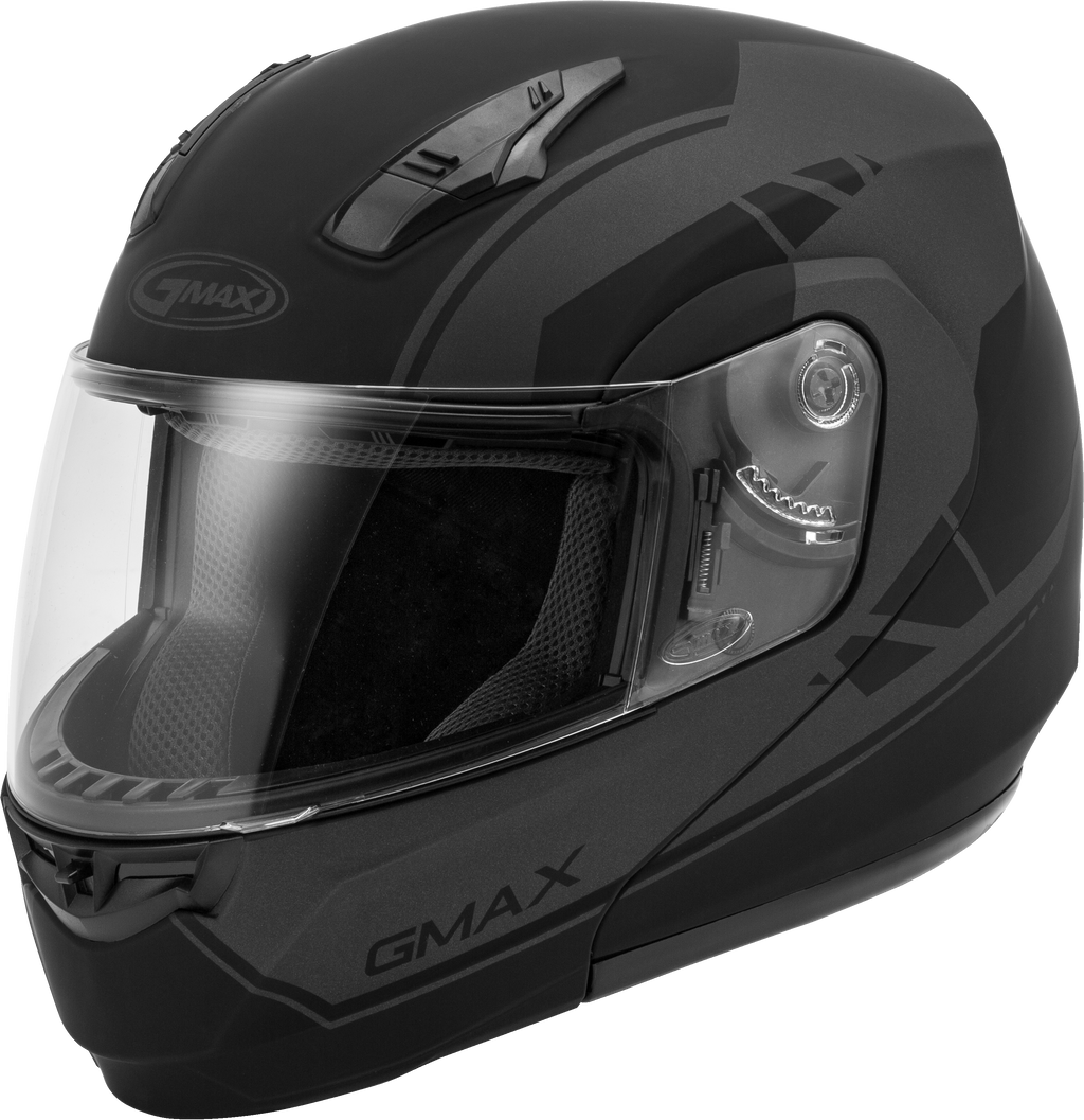 Md 04 Modular Article Helmet Matte Black/Grey 3x