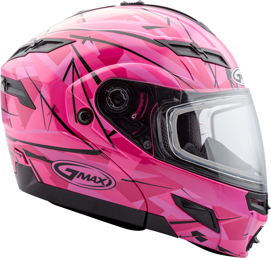 Gm 54s Modular Scribe Snow Helmet Hi Vis Pink Xl
