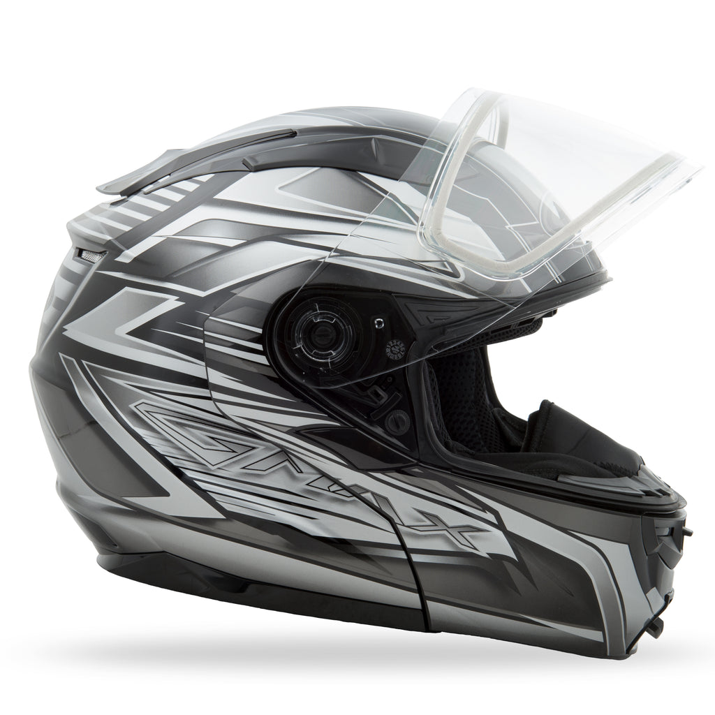 Gm 64s Modular Helmet Carbide Gloss Black/Dark Silver X