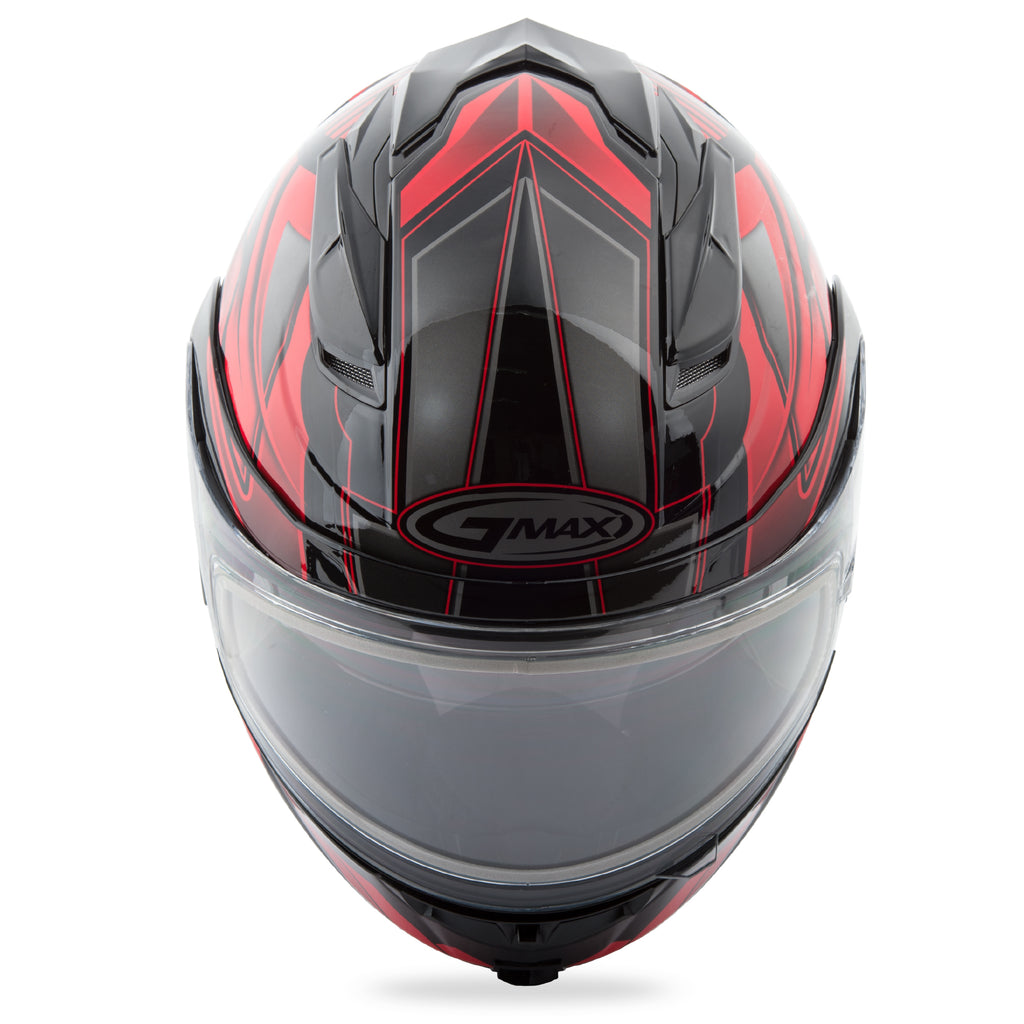 Gm 64s Modular Helmet Carbide Black/Red 3x