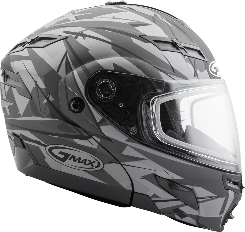 Gm 54s Modular Scribe Snow Helmet Matte Black/Grey Lg