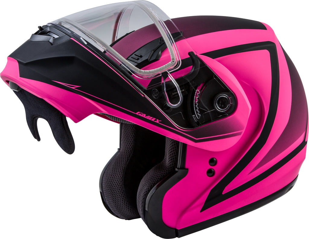 Md 04s Modular Docket Snow Helmet Matte Neon Pnk/Blk Xl