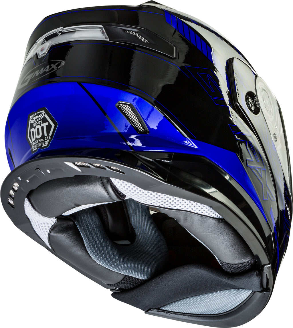 Md 01s Modular Wired Snow Helmet Black/Blue Md