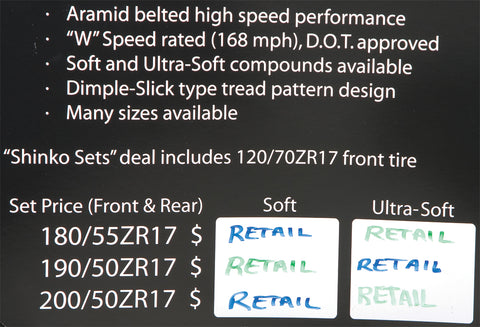Tire Display Sign 230 Tour Master