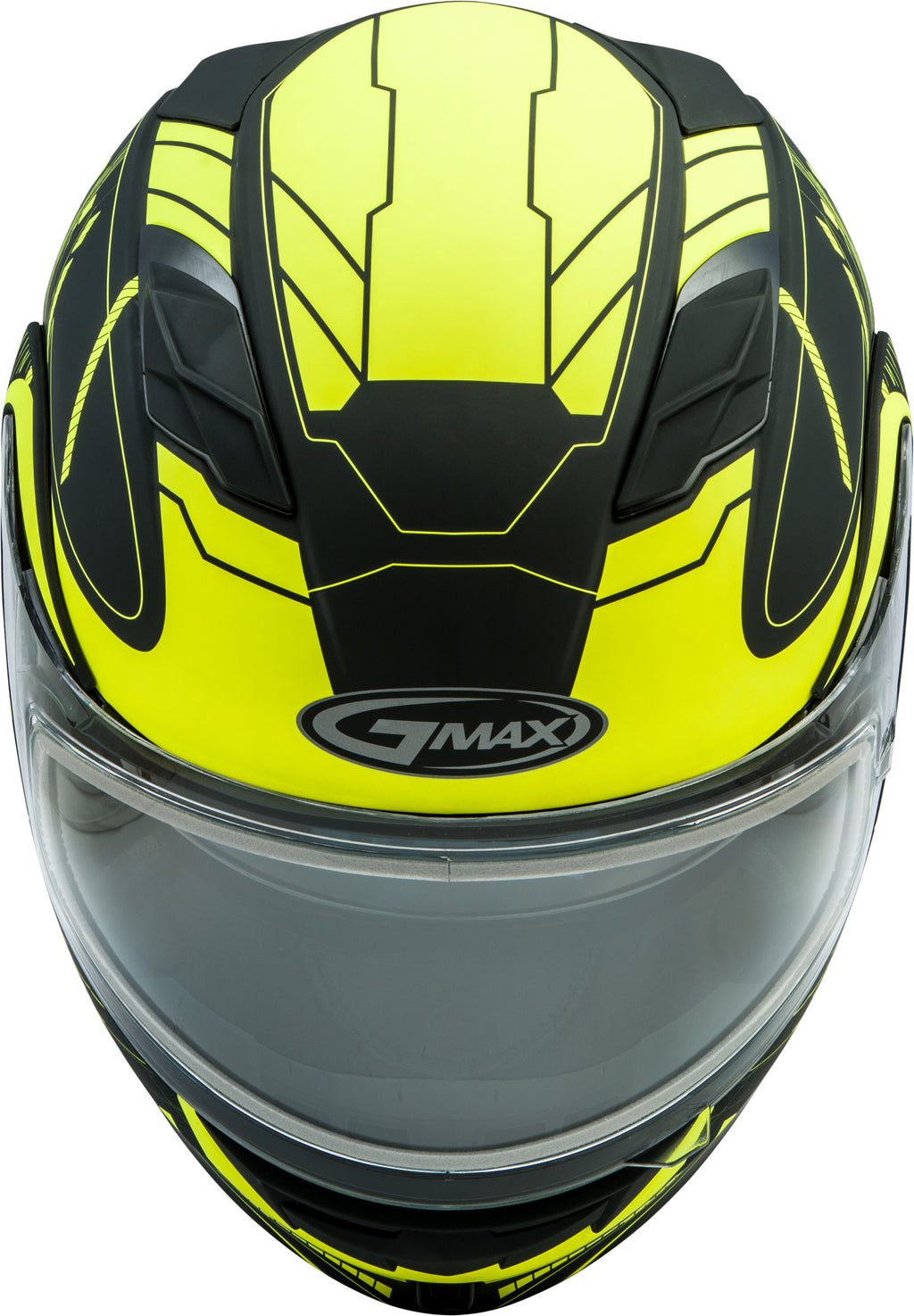 Md 01s Modular Wired Snow Helmet Black/Hi Vis 3x