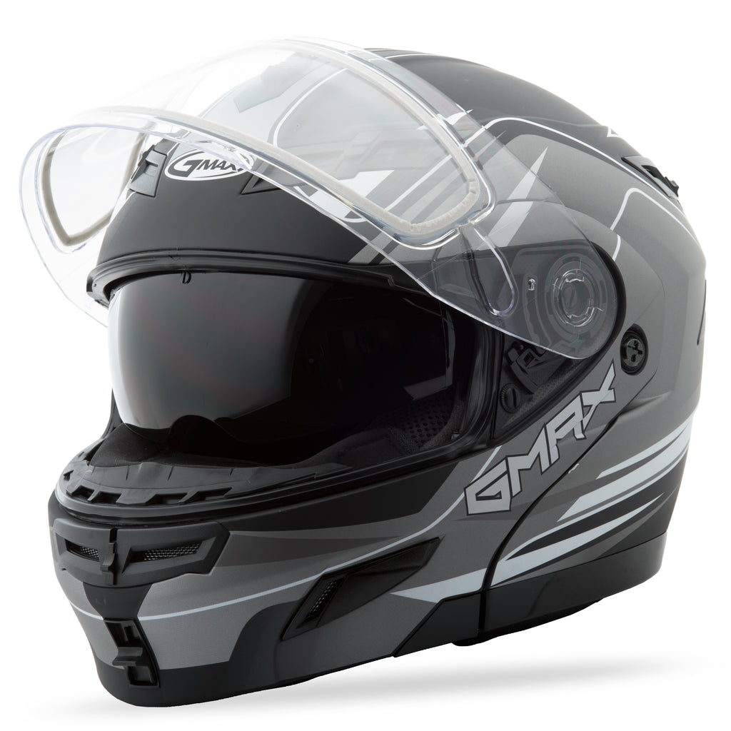 Gm 54s Modular Helmet Terrain Matte Black/Silver S