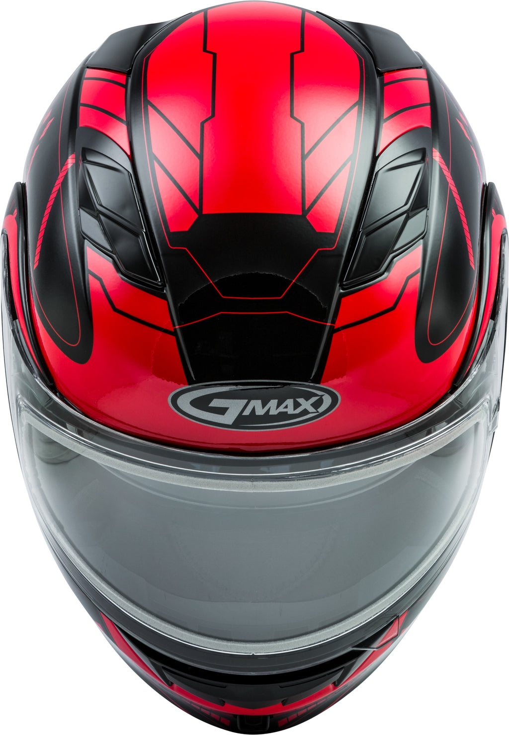 Md 01s Modular Wired Snow Helmet Black/Red Xs