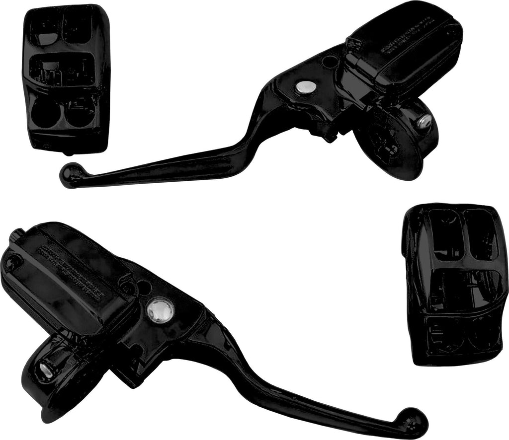 Handlebar Control Kit Blk Cable Clutch `08 16 Flh