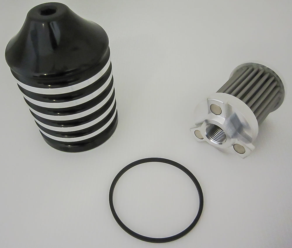 Billet Reusable Oil Filter Black Xl 85 20