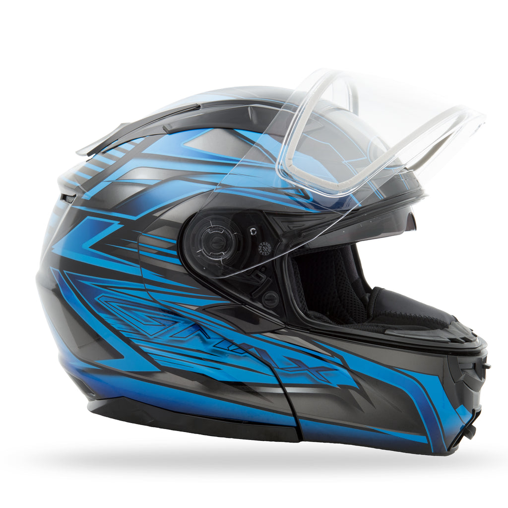 Gm 64s Modular Carbide Snow Helmet Black/Blue 3x