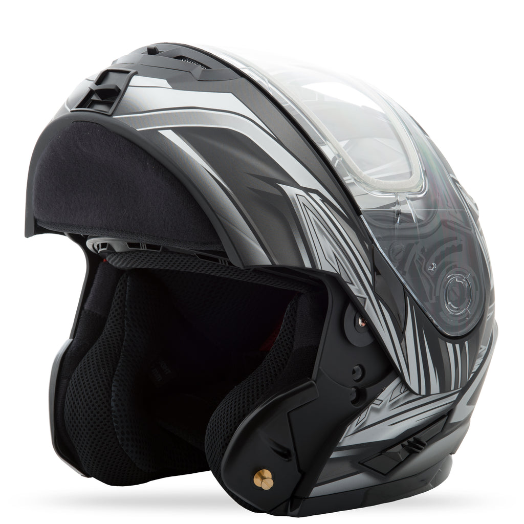 Gm 64s Modular Carbide Snow Helmet Matte Blk/Dark Sil Sm