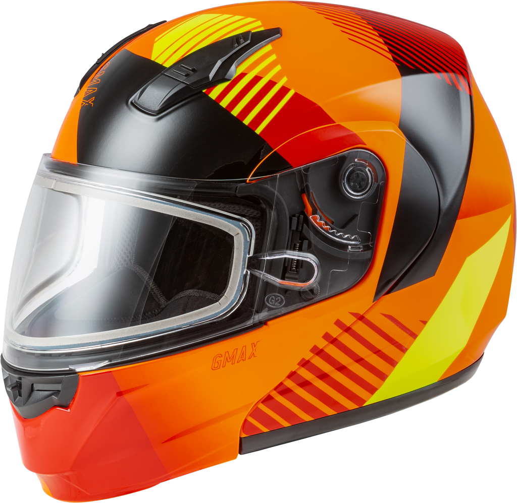Md 04s Modular Reserve Snow Helmet Neon Orange/Hi Vis Xl