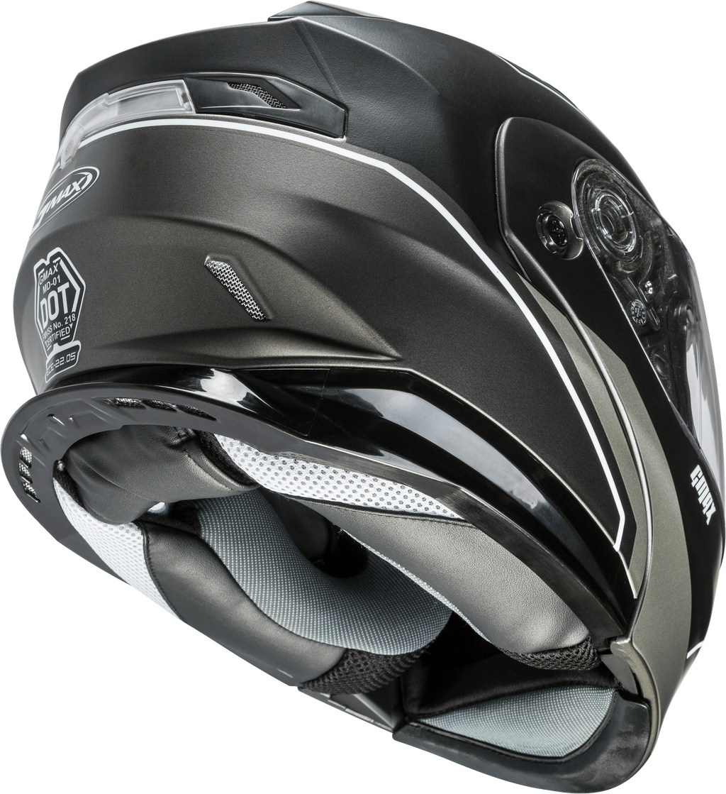 Md 01 Modular Exploit Helmet Matte Black/Silver Sm