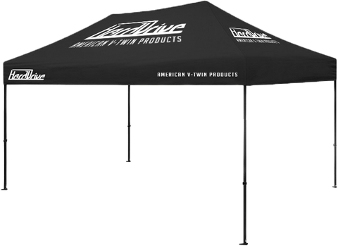 Harddrive Canopy 10x20 Tent Black W/ White Logo
