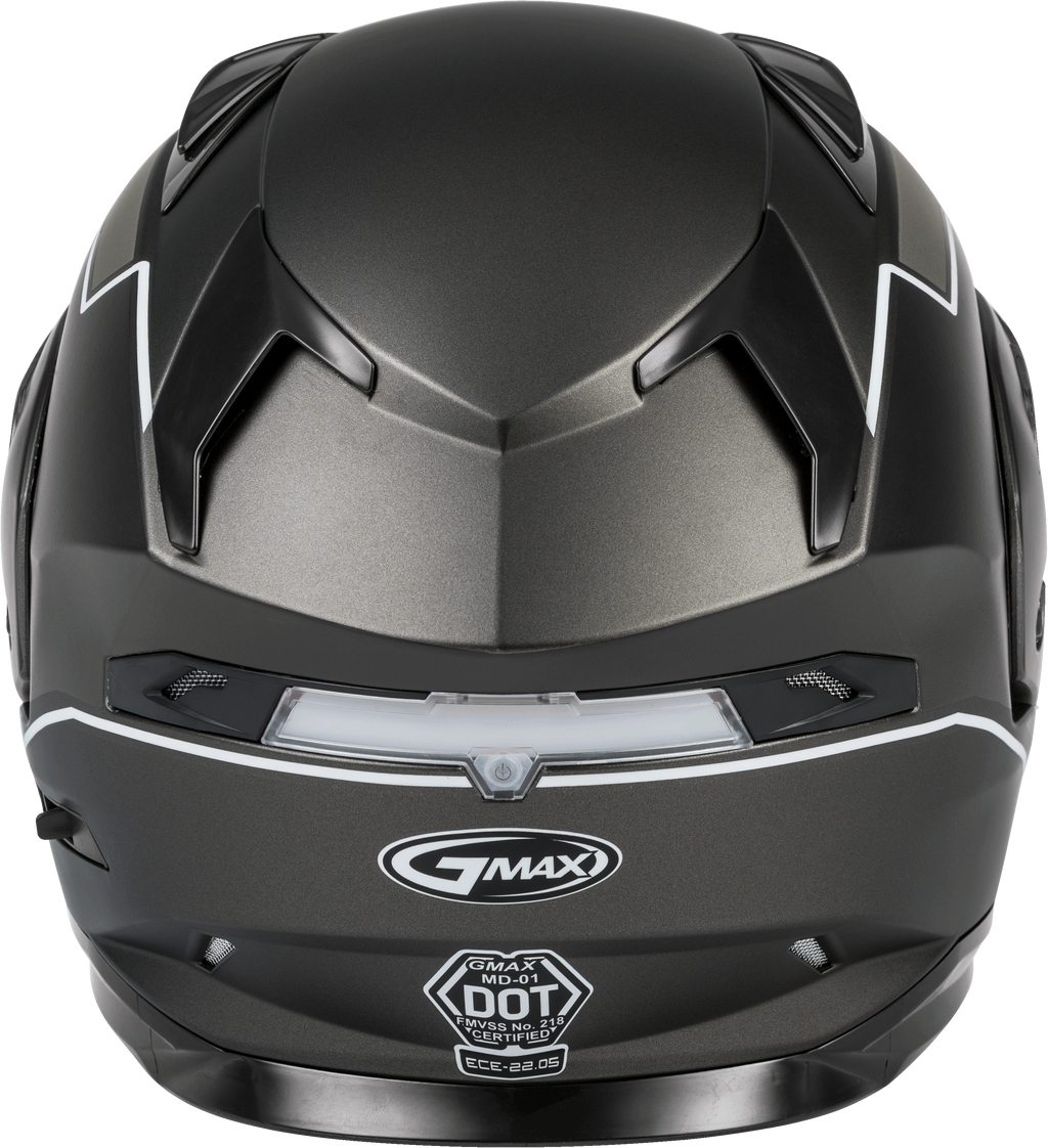 Md 01 Modular Exploit Helmet Matte Black/Silver Sm
