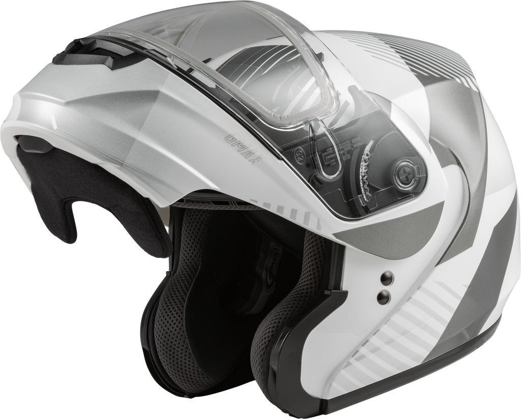 Md 04s Modular Reserve Snow Helmet White/Silver Xl
