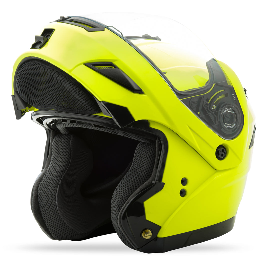Gm 54 Modular Helmet Hi Vis Yellow 3x