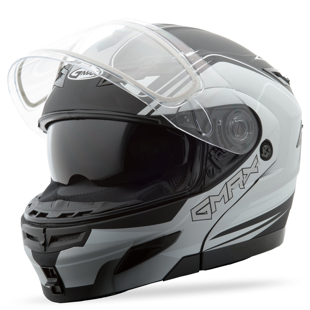 Gm 54s Modular Helmet Terrain Matte Black/White 3x