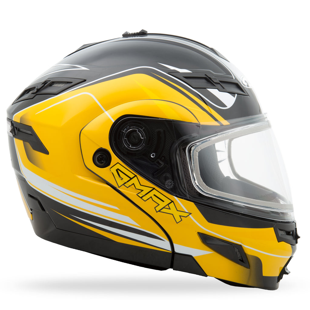 Gm 54s Modular Terrain Snow Helmet Black/Yellow Xl