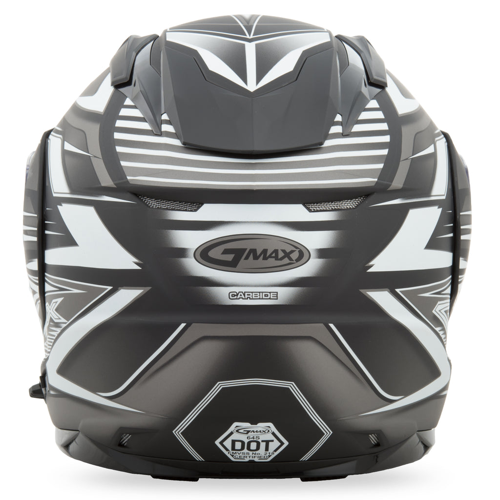 Gm 64s Modular Carbide Snow Helmet Matte Black/White Lg